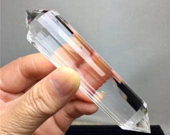 Vogel 24-Sided Himalayan Clear Quartz Crystal Wand
