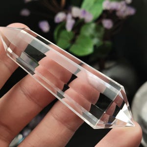 Clear Quartz Crystal, 12 Sided Vogel Style, Crystal Point, Metaphysical, Healing Crystals and Stones