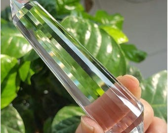 Himalayan Clear Quartz Vogel Wand – 24-Faceted Healing Crystal
