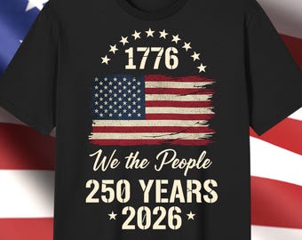 USA 250 PNG, 1776–2026 Patriotic Design, 4th of July Sublimation PNG, America 250 Anniversary Shirt Graphic, Retro Flag Digital Download