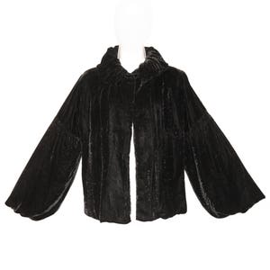 Vintage Velvet Jacket, Flapper, Iridescent Velvet, Luxurious Art Deco, 1920s
