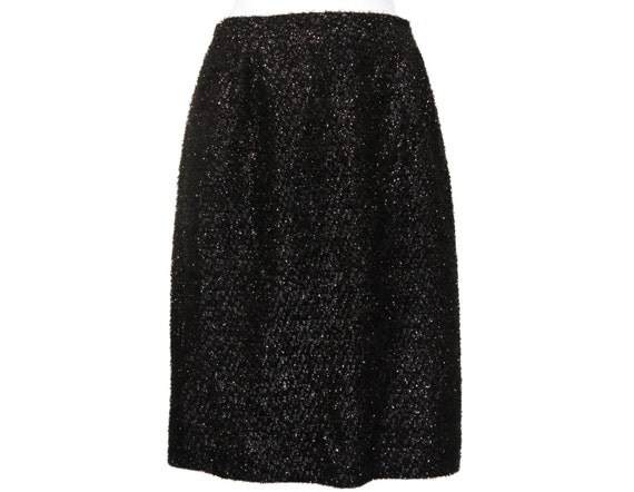 Rare Stephen Sprouse Skirt, Black Eyelash, Collec… - image 1