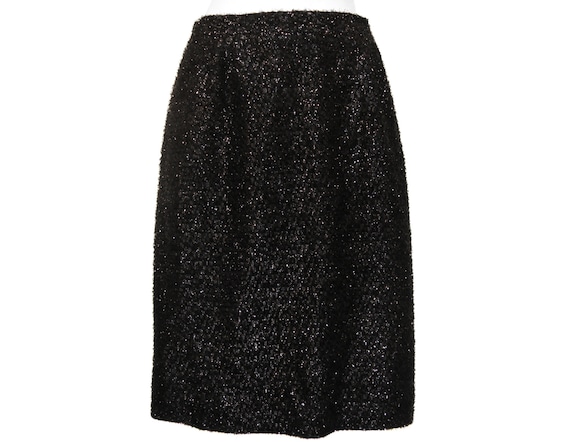 Rare Stephen Sprouse Skirt, Black Eyelash, Collec… - image 1