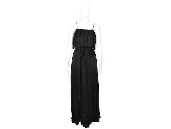 Vintage Lilli Diamond Dress, Accordion Pleated Go… - image 1