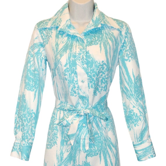 Vintage Lanvin Dress, Shirtdress, 1970s - image 4