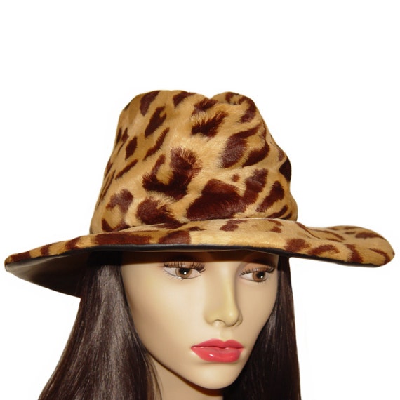 Animal Print Hat, Betmar, Bonwit Teller, 1960s - image 3