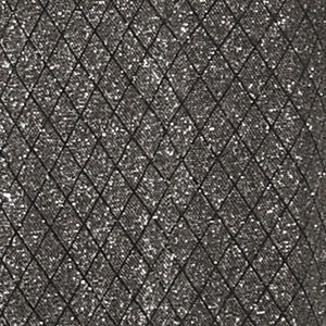 Donald Brooks Dress, Silver Metallic and Black Diamond Pattern, Rare, Vintage 1970s Disco Chic, Studio 54 image 4