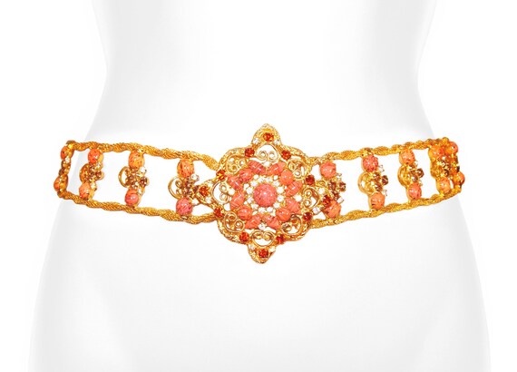 Kenneth Lane Belt, Jeweled Rhinestone, Ultra Luxurious, Rare 