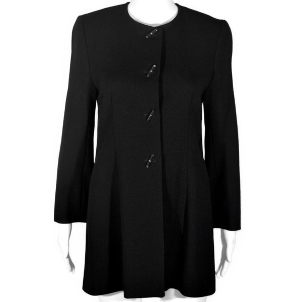 Short Black Jean Jacket Etsy