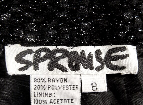 Rare Stephen Sprouse Skirt, Black Eyelash, Collec… - image 3