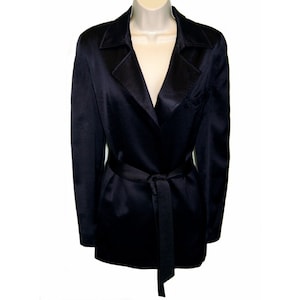Burberrys Jacket, Burberrys of London, Belted, Midnight Blue, Vintage 1980s