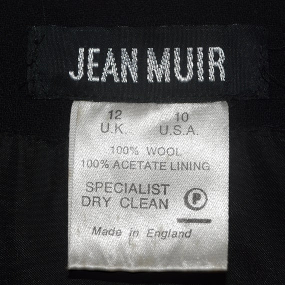 Vintage Jean Muir Long Jacket, Short Coat, Black … - image 3