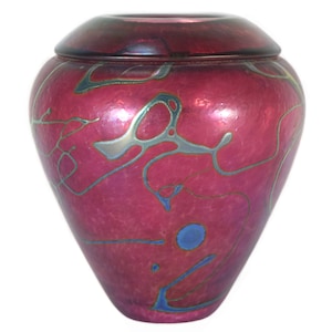 Vintage Art Glass Vase, Robert Held, Made in Canada, Rare, Collectible, Vintage Late 1970s