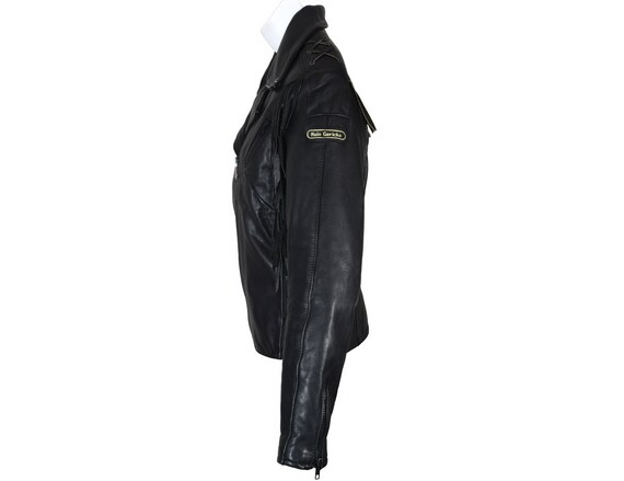 Vintage Leather Jacket, Fringed Motorcycle jacket… - image 3