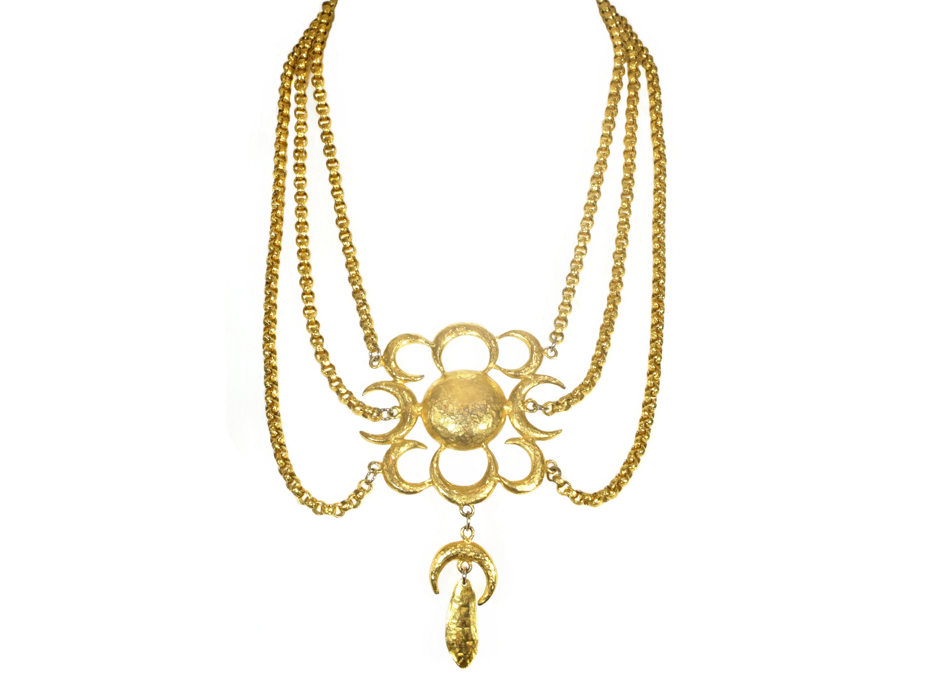 Vintage Cadoro Necklace, Luxurious Boho, Rare, Collectible, Signed, Vintage 1960s