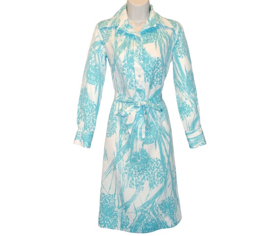 Vintage Lanvin Dress, Shirtdress, 1970s - image 1