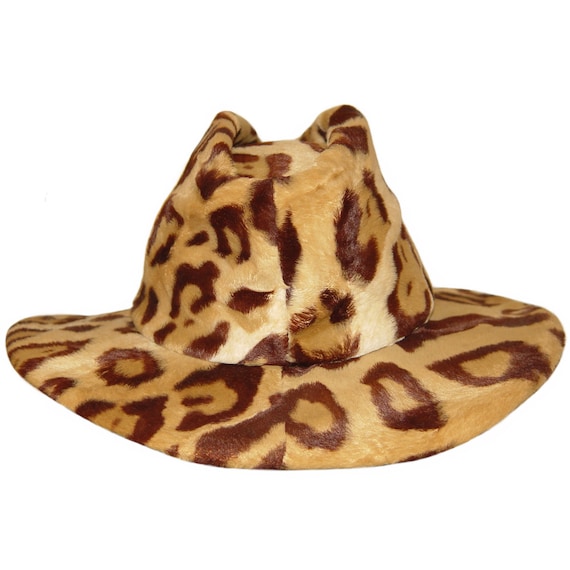 Animal Print Hat, Betmar, Bonwit Teller, 1960s - image 4