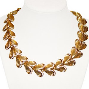 Heart Choker Necklace, Pretty Pave Rhinestones