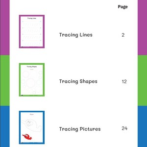 Lines, Shapes, Picture Tracing Activity (33 pages)