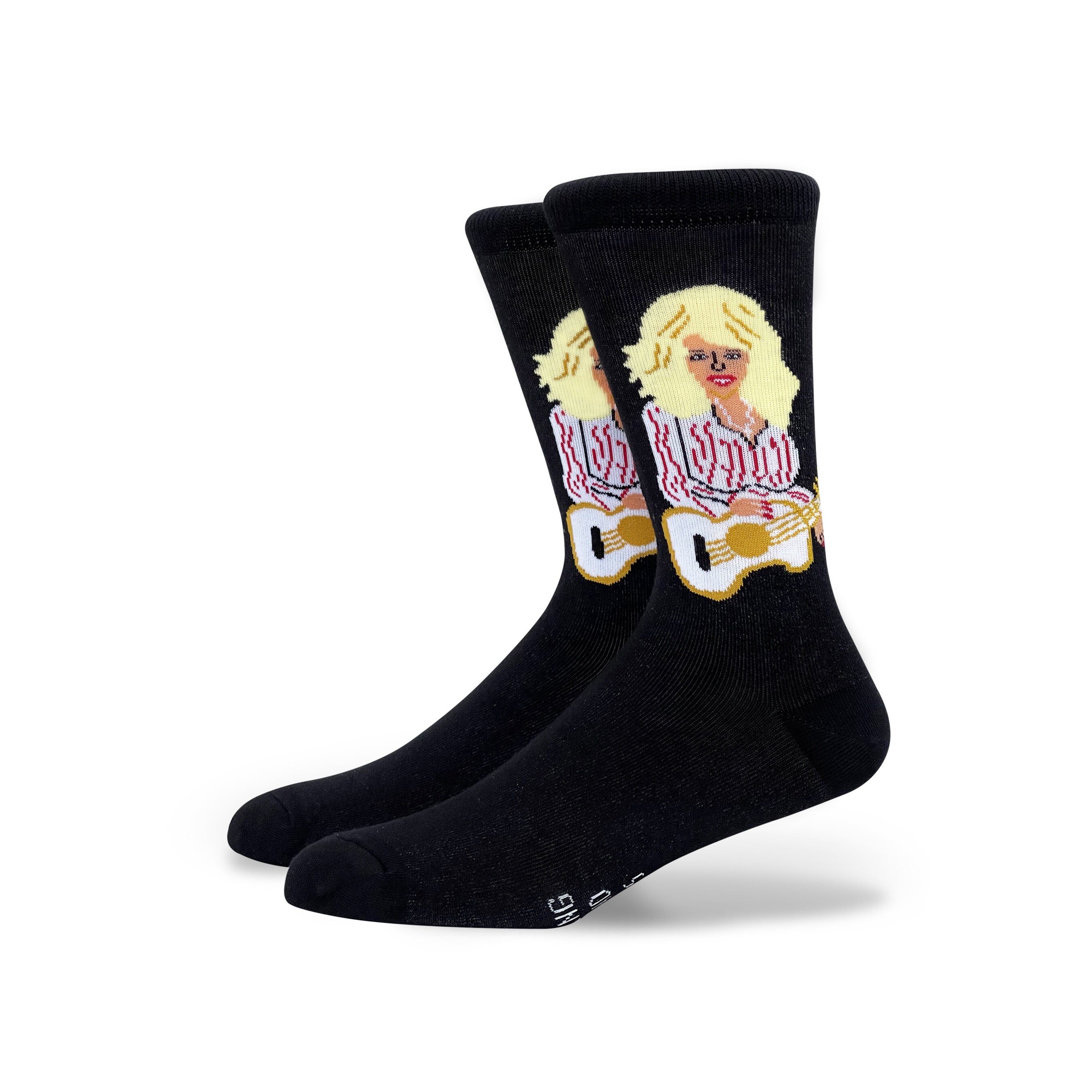 Dolly Parton Crew Socks Medium Etsy