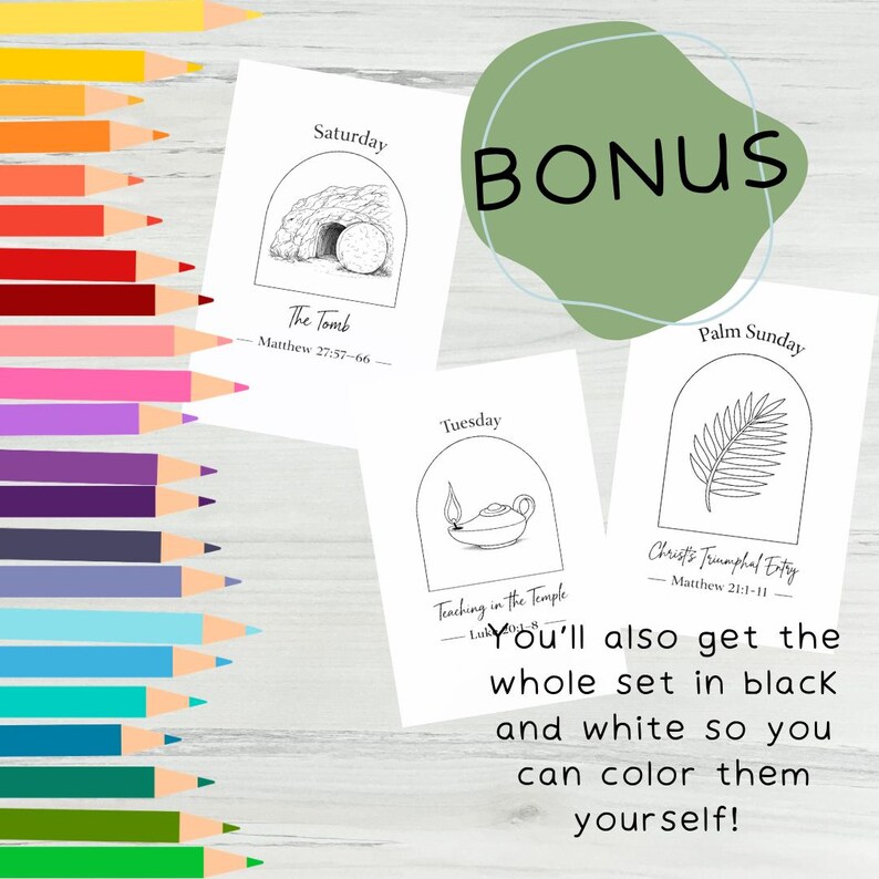 LDS Holy Week Study Cards for Kids | Christ Centered Easter Family ...