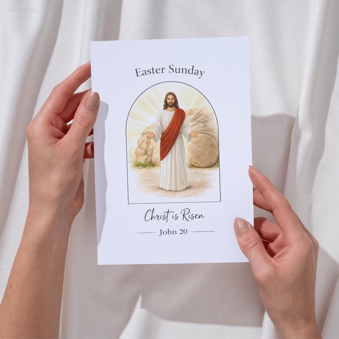 LDS Holy Week Study Cards for Kids | Christ Centered Easter Family ...