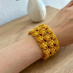 Bracelet en fil de coton, agréable à porter