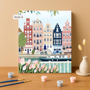 Paint By Numbers Kit for Adults | DIY Acrylic Painting on Canvas | Paint by Number Art Set | Unique Home Decor Gift for Her & Him