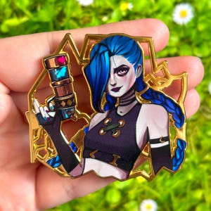 Arcane-Inspired Jinx S1 Enamel Pin