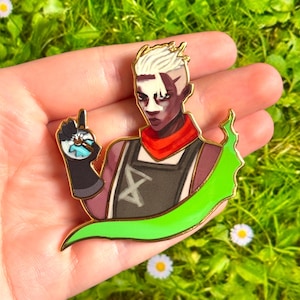 Arcane-Inspired Premium Ekko Enamel Pin