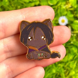 Arcane-Inspired Cute Chibi Cat Sevika Enamel Pin