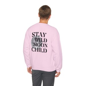 Stay Wild Moon Child T-Shirt  Boho Celestial Aesthetic, Spiritual Hippie Tee for Women, Astrology