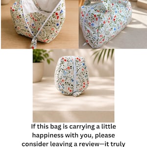 Cartamodello per pochette apribile in 3 misure, trousse da viaggio per cosmetici, pochette organizer per trucchi con ampia apertura, modello di tracolla opzionale, cartamodello per borsa fai da te in formato PDF immagine 10