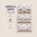 Diaper wipes clutch 3 beginner sewing patterns,PDF DIY baby wipes diaper organizer,wet wipes case,wipes and diaper changing pouch sewing