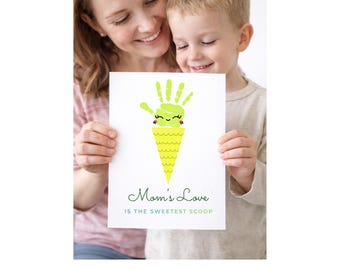 Mother's day handprint craft, gift for mom, DIY mum's birthday,kids gift for mommy, preschool nursery daycare mother's day keepsake activity