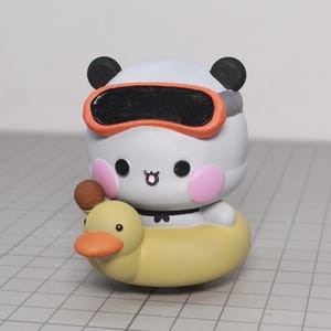 Personalized Bubu Dudu Figure/ BuBu duckling figurine/ Bubu dudu figure / Cute couple gift /Couple Love