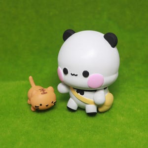 CUSTOMIZED Bubu Dudu Figure/ Bubu plays with cat figurine/ Bubu dudu figure / Cute couple gift /Couple Love