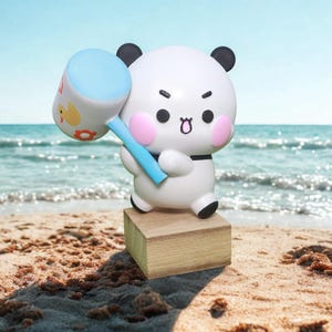 CUSTOMIZED Bubu Dudu Figure/ Bubu with a hammer figurine/ Bubu dudu figure / Cute couple gift /Couple Love