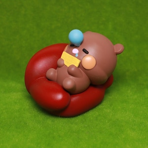 Personalized Bubu Dudu Figure/ Dudu sleeping figurine/ Bubu dudu figure / Cute couple gift /Couple Love/ Toy