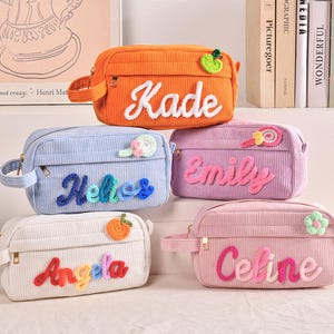 Custom Pencil Case for School Supplies, Large Capacity Pencil Bags, Gifts for Kids, Cute Pencil Bag, Student Office Supply Storage Bags