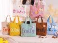 Custom Name Handbag,Personalized Corduroy Name Tote Bag,Children's Gift,Kids Handbag,Christmas Gift,Children's name handbag,Baby Shower Gift product logo