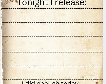 Wind Down & Let Go Printable