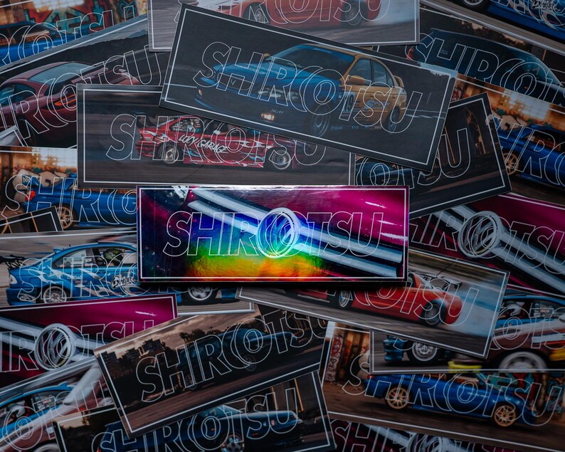 Full Showcase Sticker Car Badge & Wheel Photography Sticker Pack | Glossy, Matte and ...