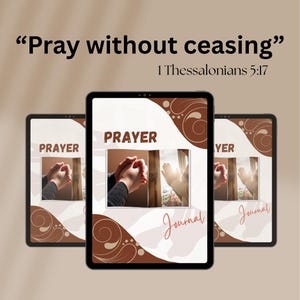 Prayer Journal | Daily Prayer & Scripture Journal | Faith-Based Guided Journal | Printable Journal | Gratitude + Prayer Tracker