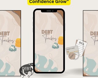 Debt Payoff Planner: Printable Financial Tracker (Digital Download, A4 PDF)