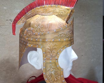 Roman praetorian helmet mask pdf DIY paper template