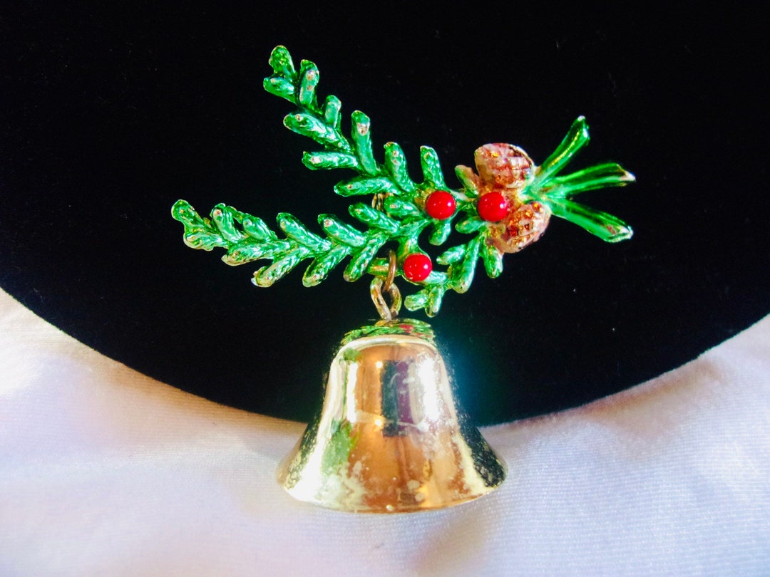 Broche Sapin De Noël Strass – Bijou Vintage Émaillé – Accessoire Fête, Déco Vêtement Ou Sapin – Cadeau De Noël - 3