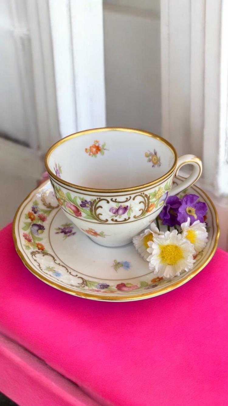 Schumann Germany Empress Dresden Flowers - Etsy