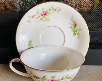 Rosenthal Selb Vintage Teetasse, Winifred Weiß Teetasse Set, antike Teetasse, Geschenk für Teeliebhaber