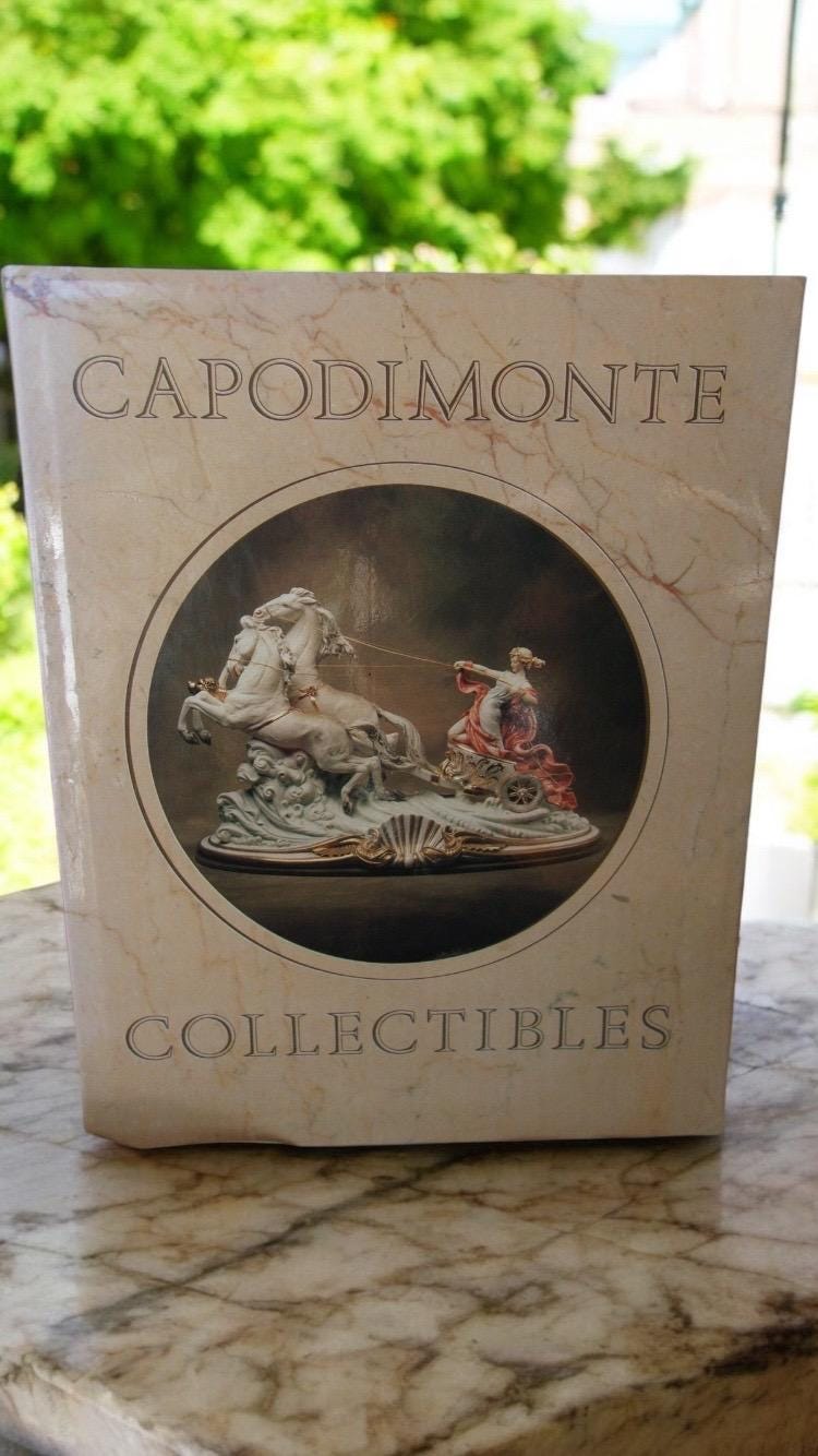 Vintage Capodimonte Collectibles Italian Porcelain Hardcover